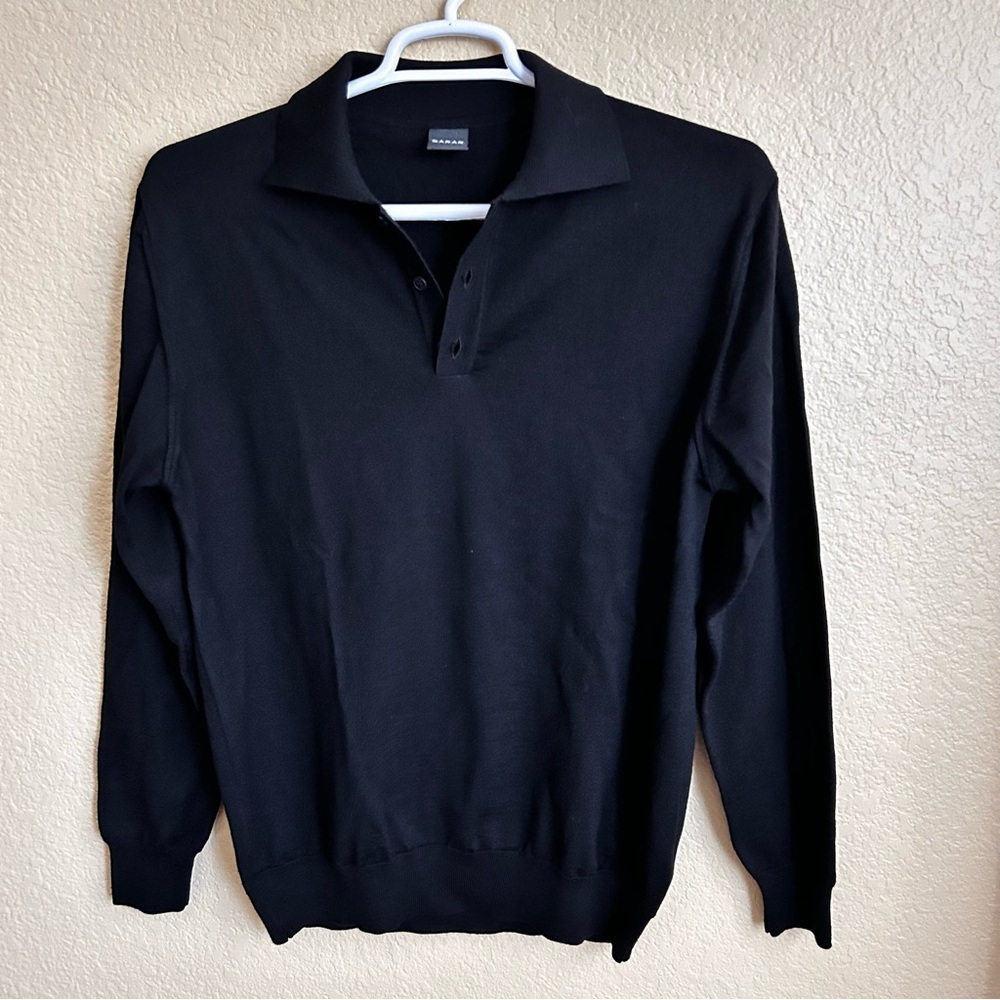 Sarar Merino Wool Black Sweater